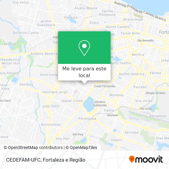 CEDEFAM-UFC mapa