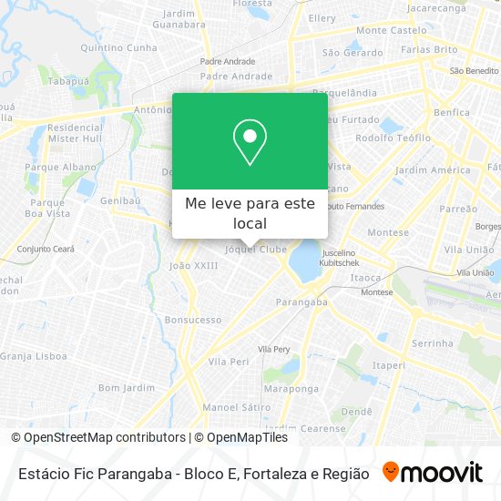 Estácio Fic Parangaba - Bloco E mapa