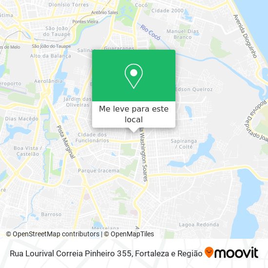 Rua Lourival Correia Pinheiro 355 mapa