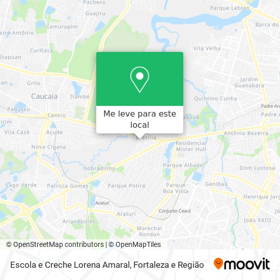 Escola e Creche Lorena Amaral mapa