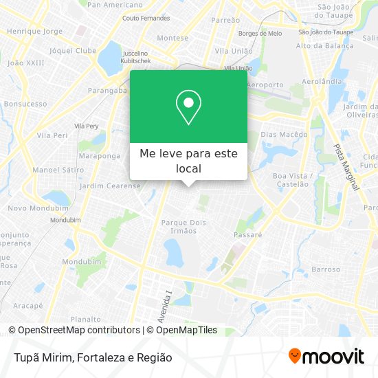 Tupã Mirim mapa