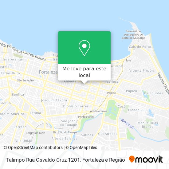 Talimpo Rua Osvaldo Cruz 1201 mapa
