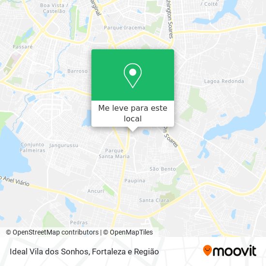Ideal Vila dos Sonhos mapa