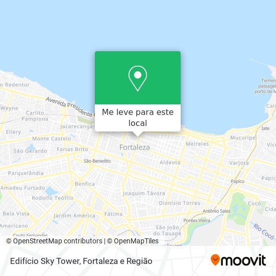 Edifício Sky Tower mapa