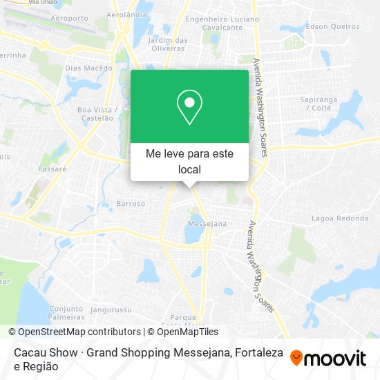 Cacau Show · Grand Shopping Messejana mapa
