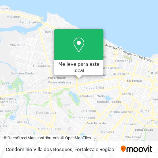 Condomínio Villa dos Bosques mapa