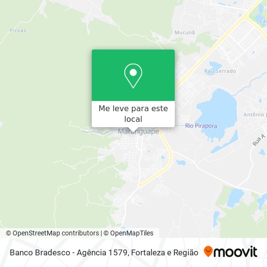 Banco Bradesco - Agência 1579 mapa