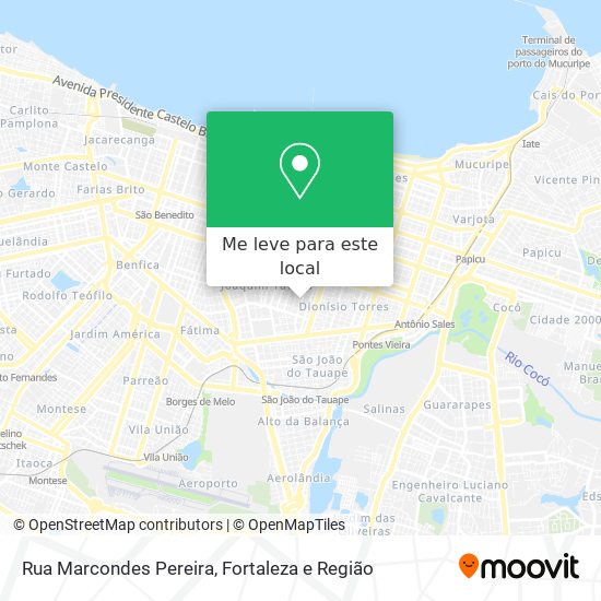 Rua Marcondes Pereira mapa