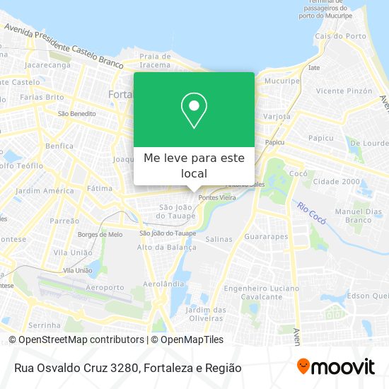 Rua Osvaldo Cruz 3280 mapa