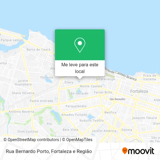 Rua Bernardo Porto mapa
