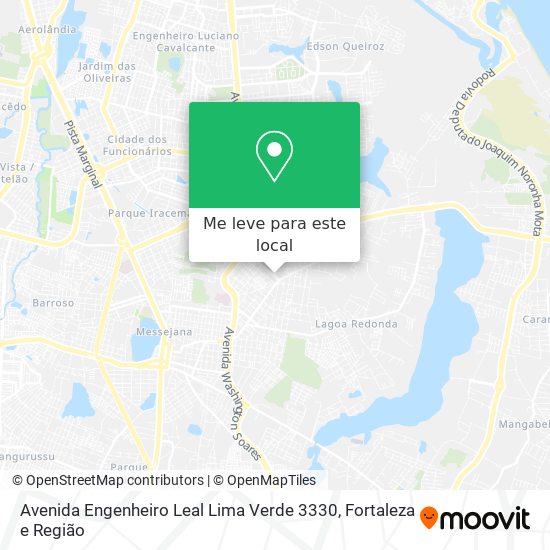 Avenida Engenheiro Leal Lima Verde 3330 mapa