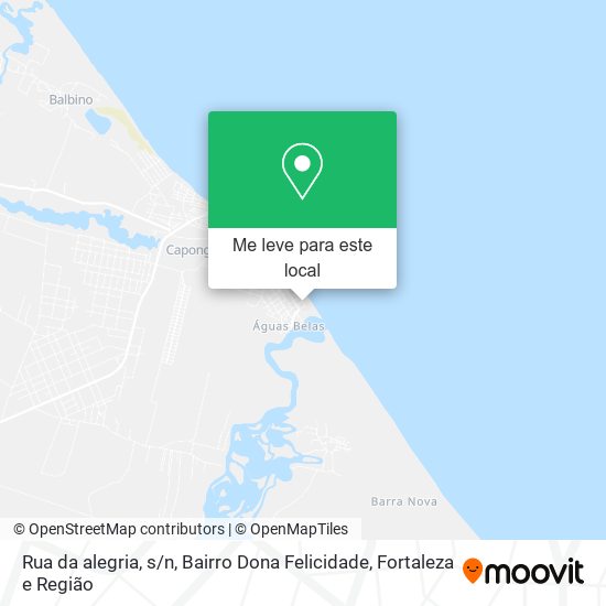 Rua da alegria, s / n, Bairro Dona Felicidade mapa