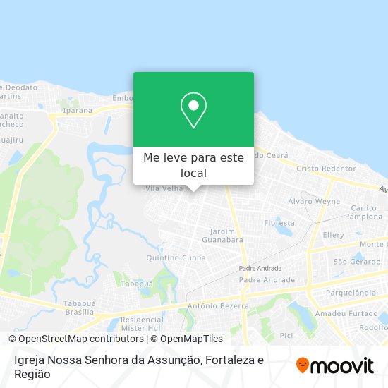 Igreja Nossa Senhora da Assunção mapa