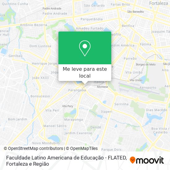Faculdade Latino Americana de Educação - FLATED mapa