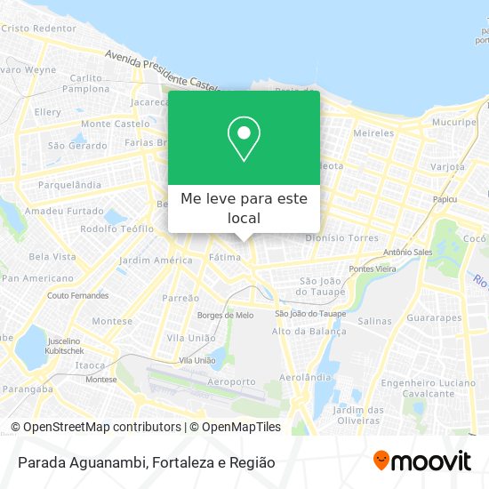 Parada Aguanambi mapa