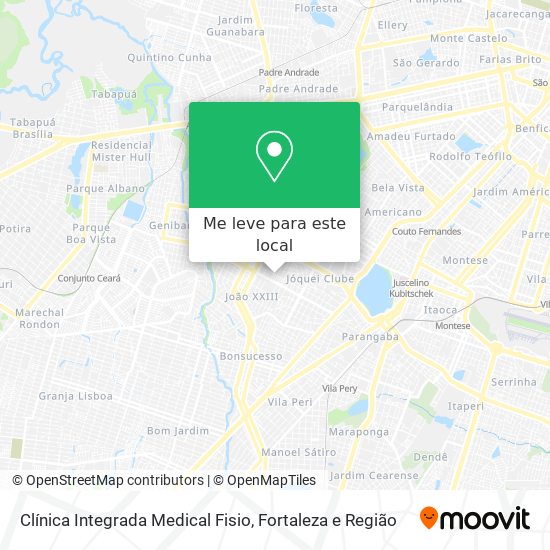 Clínica Integrada Medical Fisio mapa