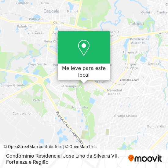 Condomínio Residencial José Lino da Silveira VII mapa