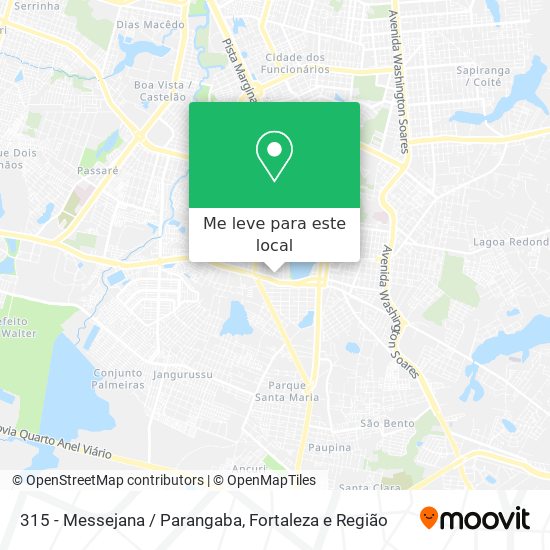 315 - Messejana / Parangaba mapa