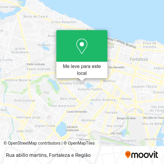 Rua abilio martins mapa