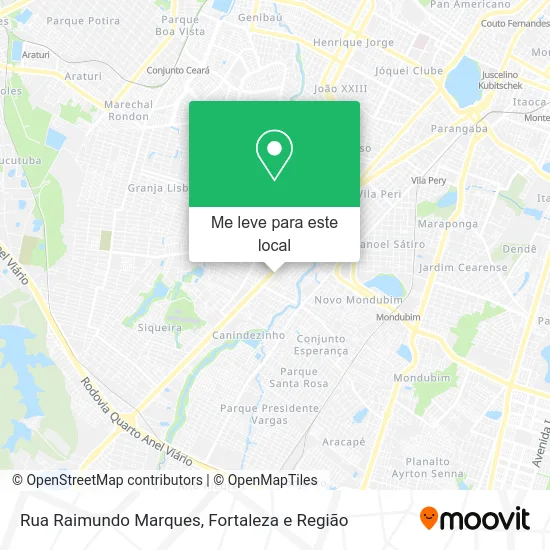 Rua Raimundo Marques mapa
