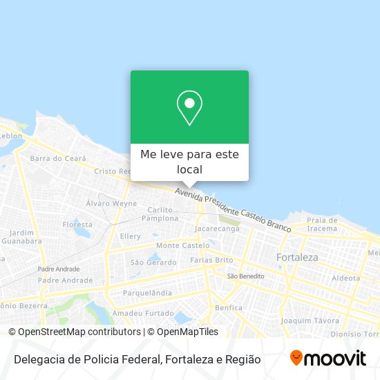 Delegacia de Policia Federal mapa