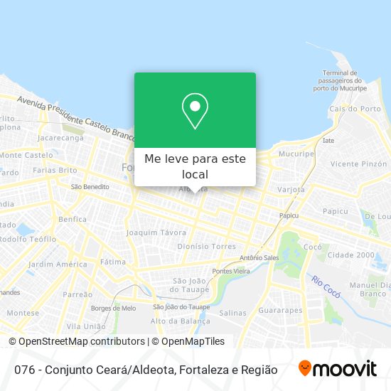 076 - Conjunto Ceará/Aldeota mapa