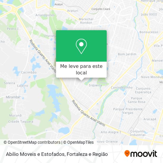 Abilio Moveis e Estofados mapa