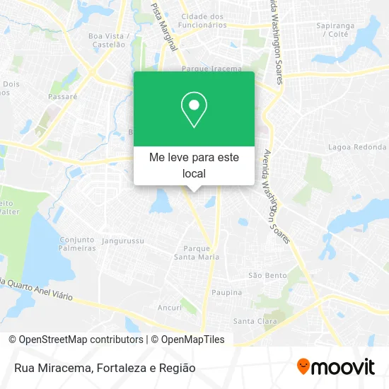 Rua Miracema mapa