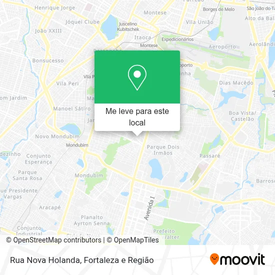Rua Nova Holanda mapa