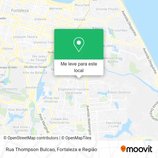 Rua Thompson Bulcao mapa