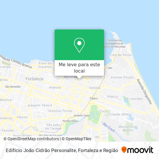 Edifício João Cidrão Personalite mapa
