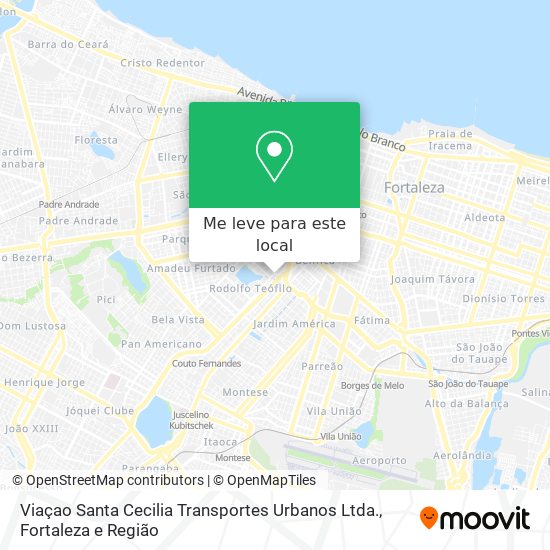 Viaçao Santa Cecilia Transportes Urbanos Ltda. mapa