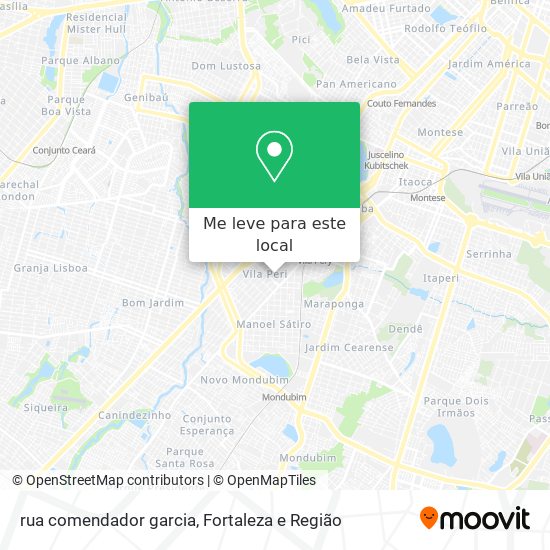 rua comendador garcia mapa