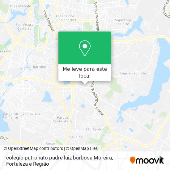 colégio patronato padre luiz barbosa Moreira mapa