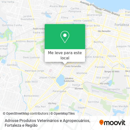 Adrisse Produtos Veterinários e Agropecuários mapa