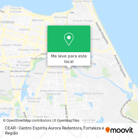 CEAR - Centro Espírita Aurora Redentora mapa