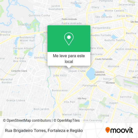 Rua Brigadeiro Torres mapa