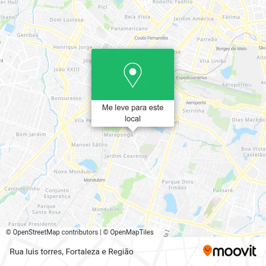 Rua luis torres mapa
