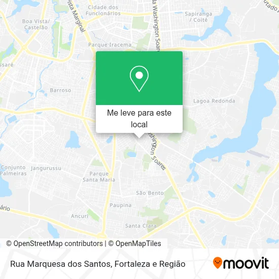 Rua Marquesa dos Santos mapa