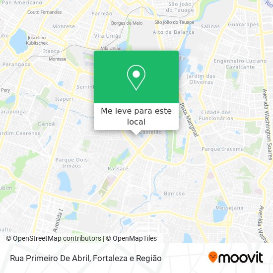 Rua Primeiro De Abril mapa
