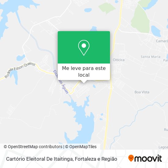 Cartório Eleitoral De Itaitinga mapa