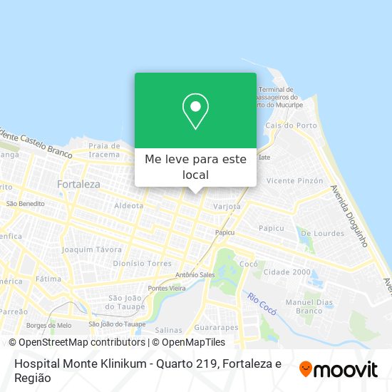 Hospital Monte Klinikum - Quarto 219 mapa
