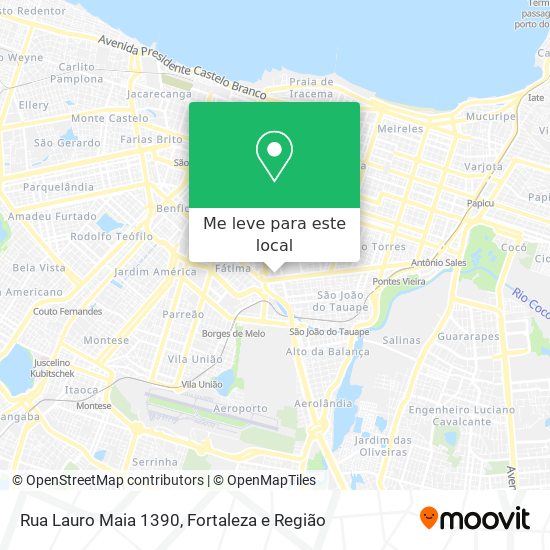 Rua Lauro Maia 1390 mapa
