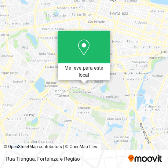 Rua Tiangua mapa