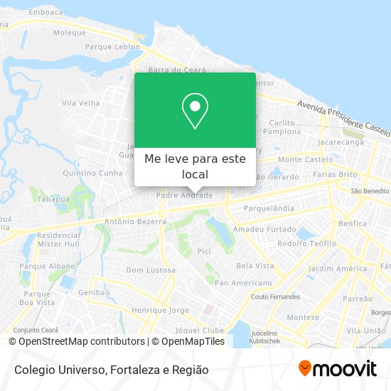 Colegio Universo mapa