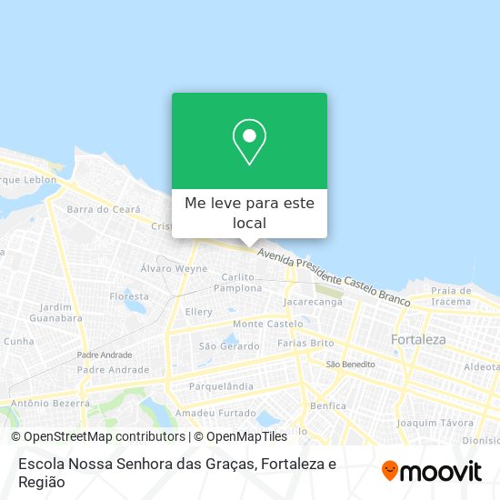 Escola Nossa Senhora das Graças mapa