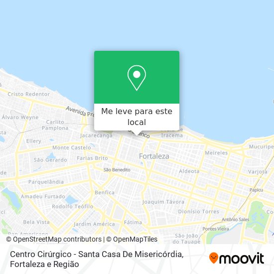 Centro Cirúrgico - Santa Casa De Misericórdia mapa