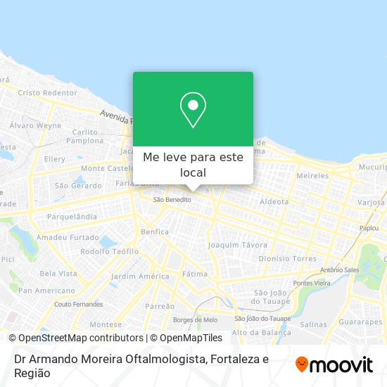 Dr Armando Moreira Oftalmologista mapa
