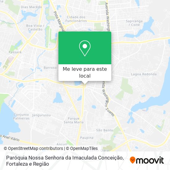 Paróquia Nossa Senhora da Imaculada Conceição mapa