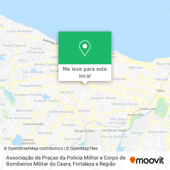 Associação de Praças da Policia Militar e Corpo de Bombeiros Militar do Ceara mapa